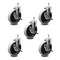 Service Caster 5 Inch Thermoplastic Wheel 1/2 Threaded Stem Caster Set with Brakes SCC, 5PK SCC-TS05S510-TPRS-SLB-121315-5 - alternate 1